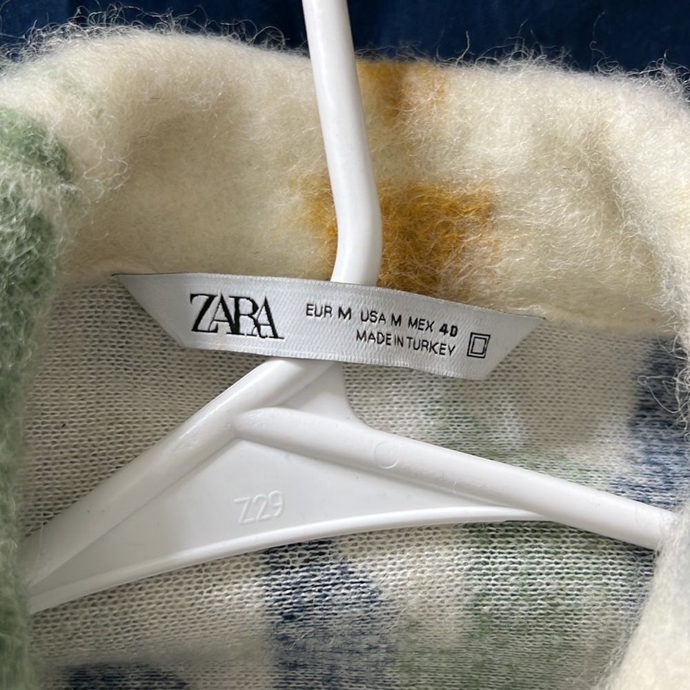 Zara Multicolor Patterned Shirt Jacket - image 4